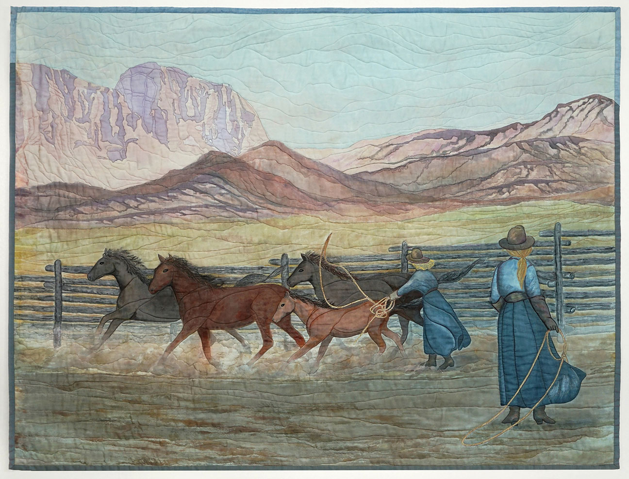 Sisters Taming Mustangs